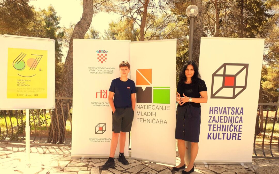 PATRIK HARJAČ BIO NA 67. DRŽAVNOM NATJECANJU MLADIH TEHNIČARA U SEGETU DONJEM  