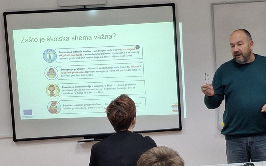 Predavanje u sklopu Školske sheme voća o pravilnoj prehrani