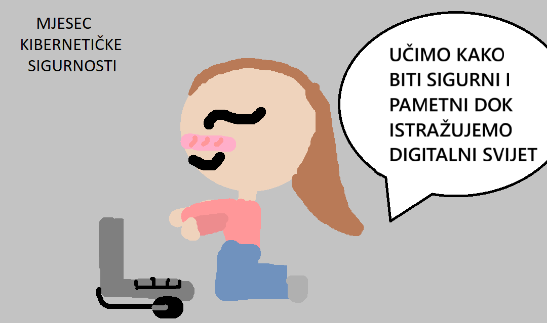 Mjesec kibernetičke sigurnosti u OŠ Ivanec – učenici u akciji!