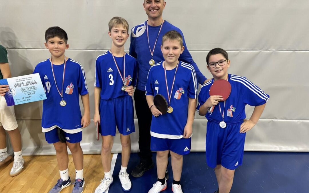 Stolnotenisači prvaci županije