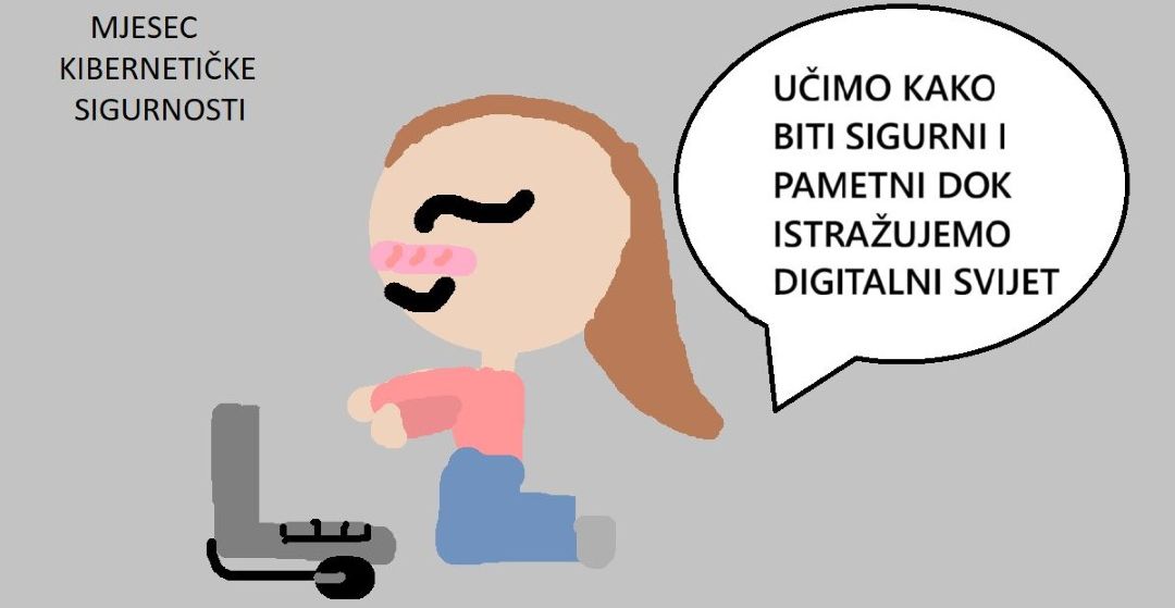 Mjesec kibernetičke sigurnosti u OŠ Ivanec – učenici u akciji!